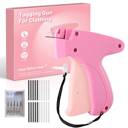 Mikro Etikettpistol Amazon Snabb Klädfixare Mini Symaskin Handhållen Märkpistol Nål Fin Limnål