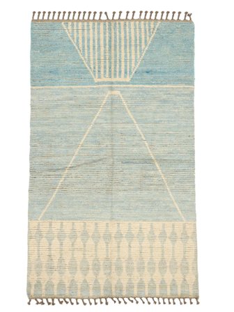 Small Berber Style Rug 123X206 Wool