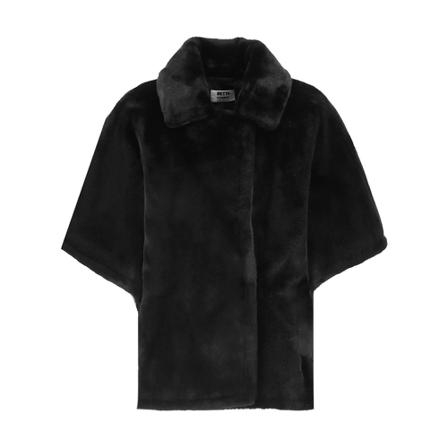 Betta Corradi Faux Fur & Shearling Jakke Sort, Dame