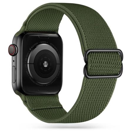 Tech-protect Justerbart Nylonarmband Apple Watch 42/44/45 Grön