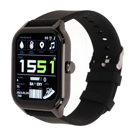 1,83 tum GT40 Smart Watch HD Full Screen 128 Mb IP67 Vattentät Smart Watch Stöd Bluetooth Samtal