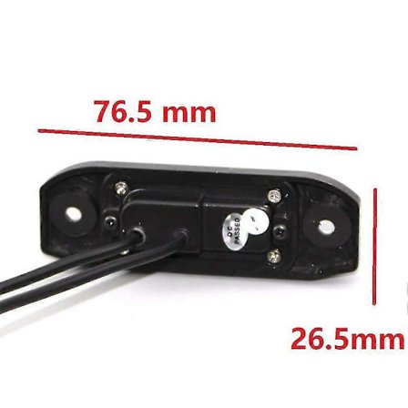 Bil Ryggekamera Kjøretøy Backup Skilt Kameraer LED Nattsyn For Volvo S80l /s40l/s80/s40/s60/v60/xc90/xc60/c70/s60l (2 X Skruehull)