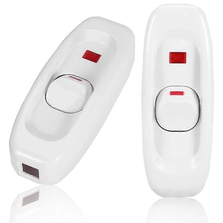 Johdin kytkin, vipu lamppuun, johdin kytkin, lampun kytkin, sisäinen päälle/pois kytkin, 2 kpl 250v 10a sisäinen päälle/pois pöytälampun johdin kytkin