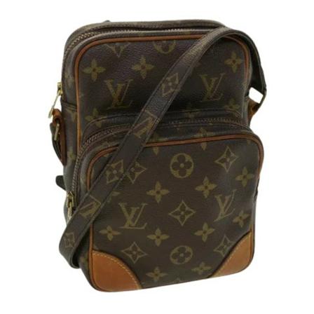 Louis Vuitton Vintage, Pre-owned Canvas louis-vuitton-bags Bruin, Dames, Maat:ONE Size
