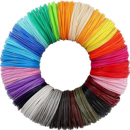 3D-utskriftspenna PCL Filament Refills 1,75 mm, Presenter till barn (61 meter)