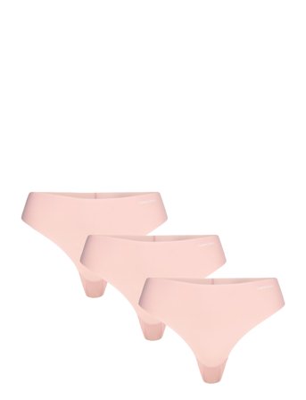 Calvin Klein Thong 3Pk - Pink - XL
