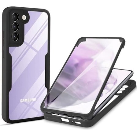 Coque - BOOLING - til Samsung S22 - Beskyttelse 360° - Forstærket kant - Stiv