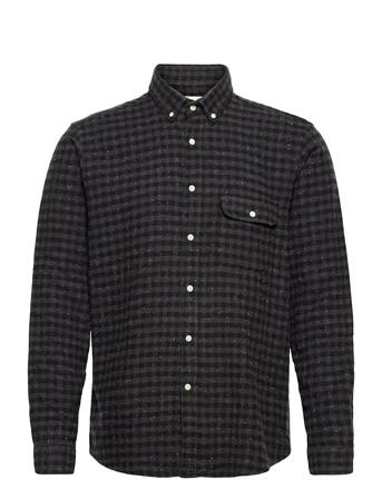 Larry L/S Shirt Black Far Afield