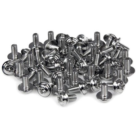 StarTech PC Mounting Computer Screws M3 x 1/4in Long Standoff - Screw kit - 0.2 in (pack of 50) - SCREWM3 - skruesett