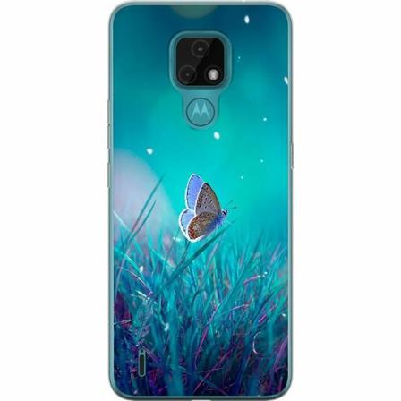 Motorola Moto E7 Skal / Mobilskal - Magical Butterfly