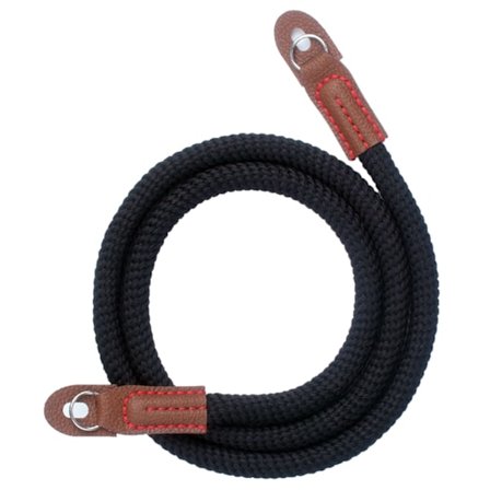 Myk kamerarem i skinn kompatibel med Sony A6100 A6600 A6000 A6300 A6500 A6400 RXIR II RX10 IV X100F X-T30 X-T3 X-T4 X-T20 X-T2 X100T kamera - Svart