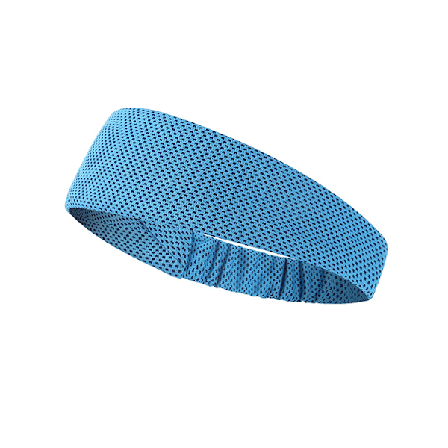 Nytt sommar fitness cool sport pannband utomhus sport elastiskt pannband tvåfärgat pannband