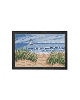 Broderikit Billede Sejlbåd - Aida - Permin