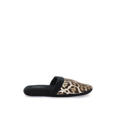 Dolce & Gabbana Flat Sandaler svart, Herr, Herr, Storlek: L