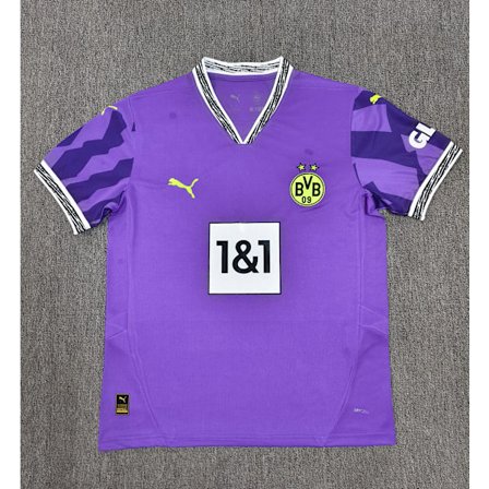 25-26 Borussia Dortmund Målvaktsställ Fotbolls T-shirt S-2XL Målvakt
