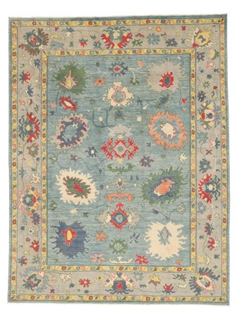 Alfombra Kazak Fine 273X354 Verde/Naranja Grande (Lana, )