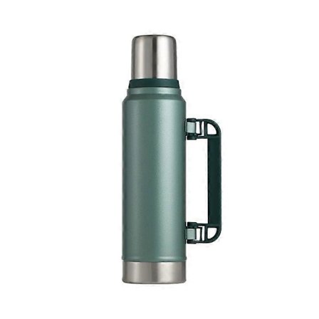 Klassisk vakuumisoleret flaske med bred mund - BPA-fri termokande i rustfrit stål til kolde og varme drikke Holder væske varm eller kold 1300ML