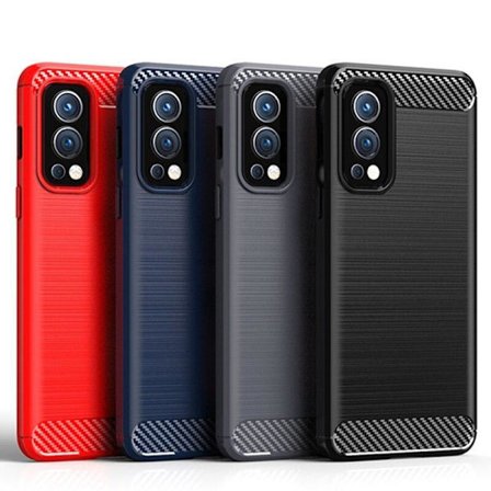 SKALO OnePlus Nord 2 Armor Carbon Stødsikker TPU-cover - Vælg farve