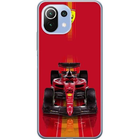 Yhteensopiva Puhelinkuori Xiaomi Xiaomi Mi 11 Lite Ferrari Formula 1 -auto ikonisessa punaisessa muotoilussa urheilullisella tarkkuudella