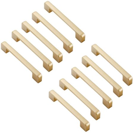 Huonekalujen kaapin vetimet laajalla käyttöalueella, harjattu kultainen viimeistely sinkkiseoksesta valmistetut laatikon vetimet kaarevaan muotoiluun 