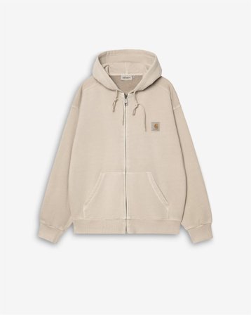 - HOODED NELSON JACKET - FLEUR DE SEL S