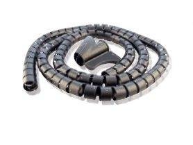 SCHWAIGER Kabelspiralschlauch 28mm 1,5 m Schwarz