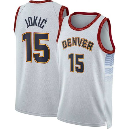 Mordely City Edition Denver Nuggets 2023 Nikola Jokic #15 Grå Dri-FIT Swingman-trøye Adult K