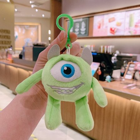 Sød lille dukke, par taske vedhæng, plyslegetøj dukke nøglering, dukke hæng