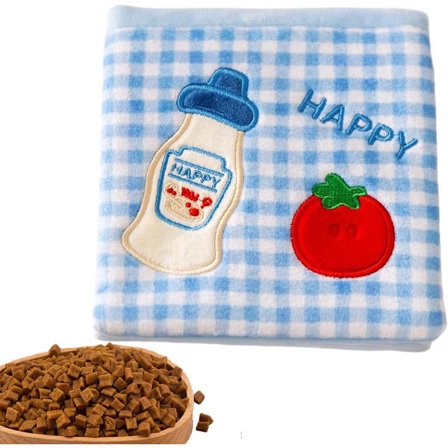 ING Interaktiv hundesnusematte med stemmegenerator og myk godbitdispenser for å stimulere og berike hundens hjerneutvikling