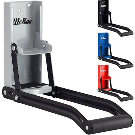 16 oz. Metaldåseknuser, kraftig vægmonteret knuser til aluminiums danskvand, sodavand, øldåser og flasker til genbrug - Grå