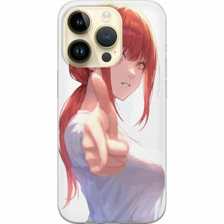 Apple Iphone 14 Pro Genomskinligt Skal Makima Chainsaw Man