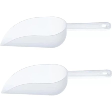 Flerbruks plastskuffe for korn, ris, is, kjøkken, isskuffe, riskorn, mel, sukker, liten skuffe