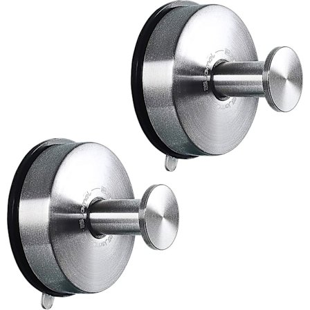 Piao Sugerørskrog Pakke med 2 Sugerørskrog Håndklæde Krog Rustfrit Stål Opvaskhåndklæde Krog Køkken Krog Sugerør Til Køkken Og Badeværelse, Brusebad, 