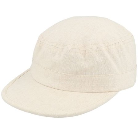 MJM Hats - Beige 5panel Keps - Mjm Cuba Hør/Bomuld Natural Army @ Hatstore