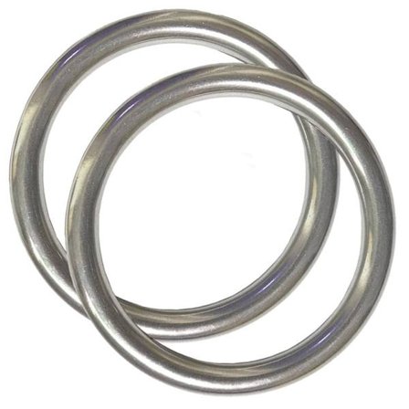 2 Stk Metal Ring O-Ring Pakninger Stor Ring