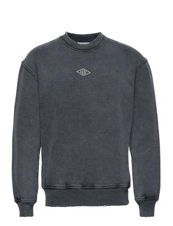 Distressed Crew Diamond Logo Grey HAN Kjøbenhavn Clothing