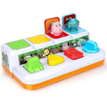 Baby Musik Tryk Pop-up Legetøj Børns Legetøj Intelligens Skift Hoppe Musik Kige Kige Gave