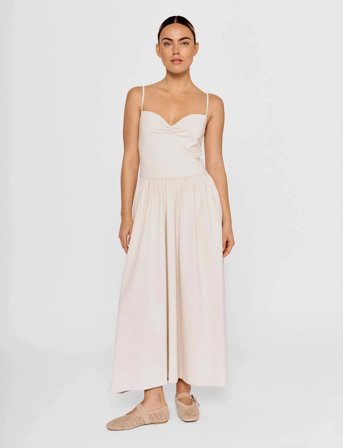 Residus Bonnie Dress - Cream - XL