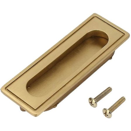 IC CNE Innfelt dørhåndtak, messing skap Hårdvare Spoldrag