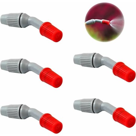 5 stk. Spraydyser Hagevanning Sprøyte Tilbehør Sprøyte Reservedeler for Vanning og Rengjøring