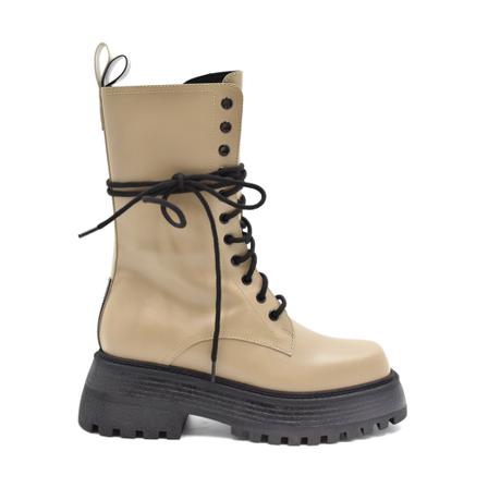 3Juin, Ankle Boots Beżowy, Kobieta, Rozmiar: 38 EU