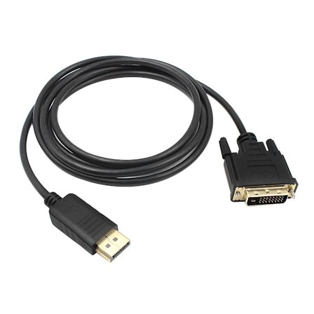 1.8m Dp Til Dvi Adapter Displayport Display Port Til Dvi Kabel Adapter Konverter