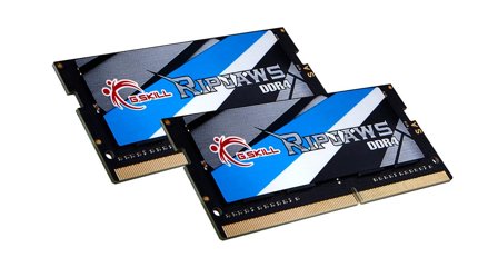 G.SKILL Ripjaws - DDR4 - sett - 32 GB: 2 x 16 GB - SO DIMM 260-pin - 2666 MHz / PC4-21300 - ikke-bufret