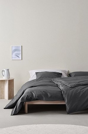 Jotex - Dekbedovertrek Organisch Grijs Grijs - ZACK - Koop Dekbedovertrek bij Jotex