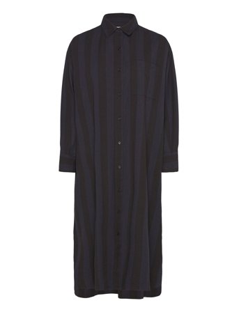 Moshi Moshi Mind Floret Shirtdress Stripe - Black - S