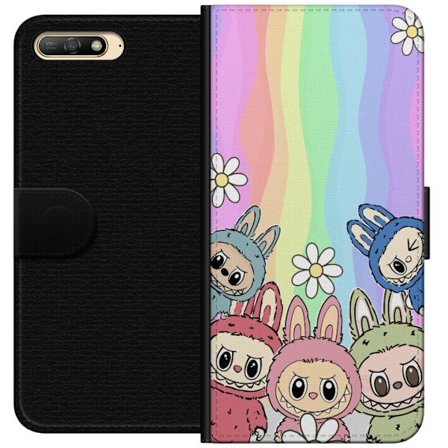 Kompatibel Tegnebogsetui til Huawei Huawei Y6 (2018) Regnbage