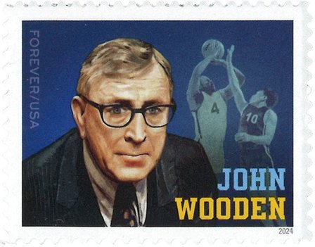 USA - John Wooden - Postfrisk frimærke