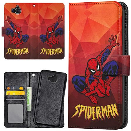 Huawei Y6 (2017) - Lommebok Deksel Spider-Man