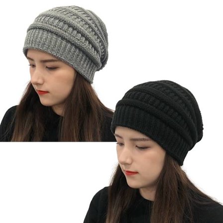 Europeiske og amerikanske høst- og vinterhatter AliExpress ull kni