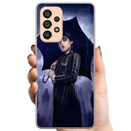 Yhteensopiva Puhelinkuori Samsung Galaxy A53 5G Wednesday Addams